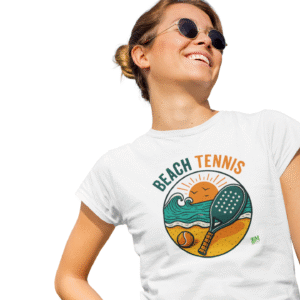 Baby Look Beach Tennis Onda Branca