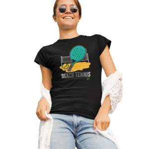 Baby Look Beach Tennis Rede Preta