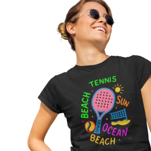 Baby Look Beach Tennis Sun Preta