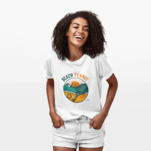 Camisa Unissex Beach Tennis Onda Branca