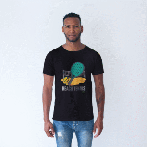 Camisa Unissex Beach Tennis Rede Preta