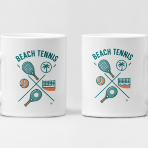 Caneca de Porcelana Beach Tennis Palmeira