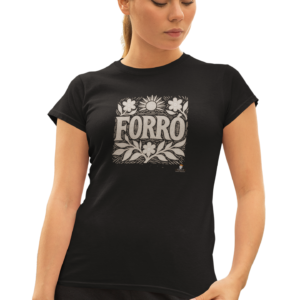 Baby Look Forró Preta