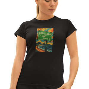 Baby Look Leme ao Pontal Preta