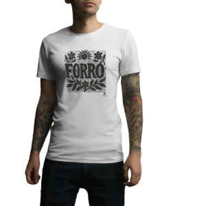 Camisa Unissex Dry Fit Forró Branca