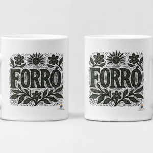 Caneca de Porcelana Forró