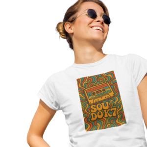 Baby Look Sou do K7 Branca