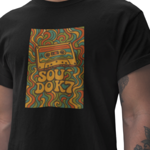 Camisa Unissex Sou do K7 Preta