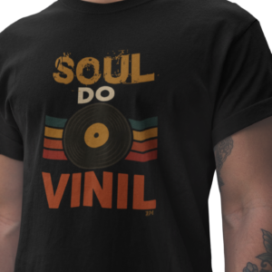 Camisa Unissex Soul do Vinil Preta