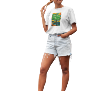 Camisa Unissex Dry Fit Leme ao Pontal Branca